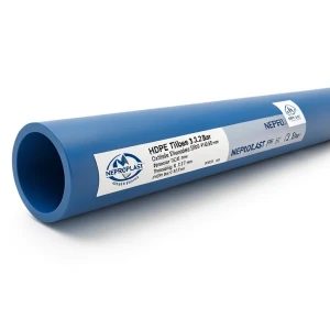 HDPE Pipes PE 80 Pressure 3.2 Bar Outside Diameter 560 mm Thickness 13.7 mm Blue | NEPROPLAST