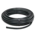 HDPE Polyethylene Plastic Coil Pipe 10 Bar Pressure PE 63, 40 mm Diameter, SDR 11, Black