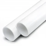 مواسير UPVC الوطني ضغط 6 بار  قطر خارجي 50 مم سمك 1.6 مم لون أبيض