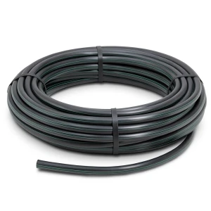 لفة أنابيب HDPE ضغط 10 بار PE 63 قطر خارجي 50 مم SDR 11 لون أسود