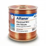 Alfanar 95 sq mm Electrical Wire 450/750volts, Stranded Copper Conductor, Heat Resistant PVC Insulation, 300 feet Length