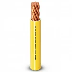 300mm Single Wire 450/750volts, Stranded Copper Conductor, Heat Resistant PVC Insulated, Yellow Color | Alfanar