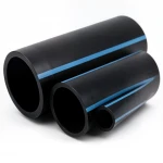أنابيب HDPE الوطني لشبكات المياه الغير مضغوطة  ضغط 4 بار قطر خارجي 90 مم سمك 1.8 مم لون اسود