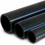 أنابيب HDPE الوطني لشبكات المياه الغير مضغوطة  ضغط 4 بار قطر خارجي 110 مم سمك 2.2 مم لون اسود