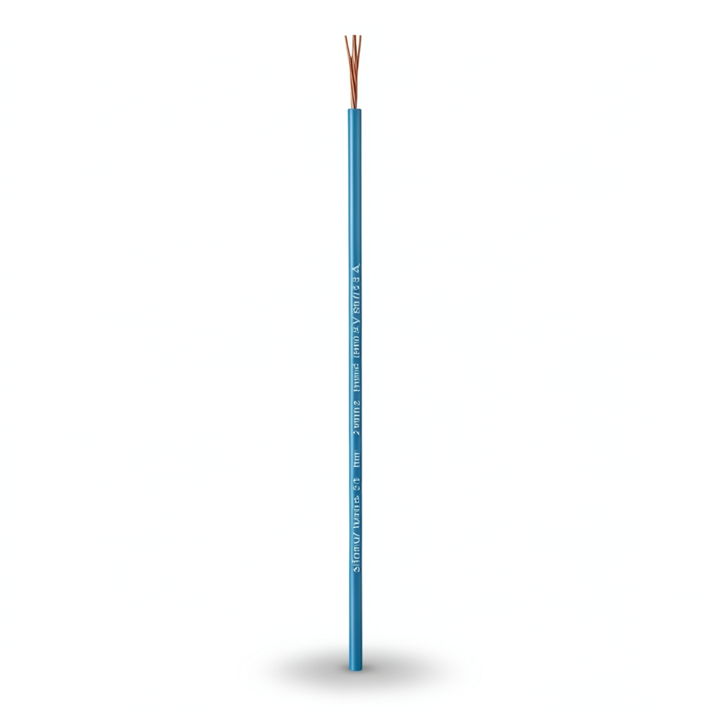 Stranded Copper Single Electric Wire 2.5mm, Heat Resistant PVC Insulated 450/750V | Al Fanar