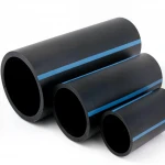 أنابيب HDPE الوطني لشبكات المياه الغير مضغوطة  ضغط 4 بار قطر خارجي 140 مم سمك 2.8 مم لون اسود