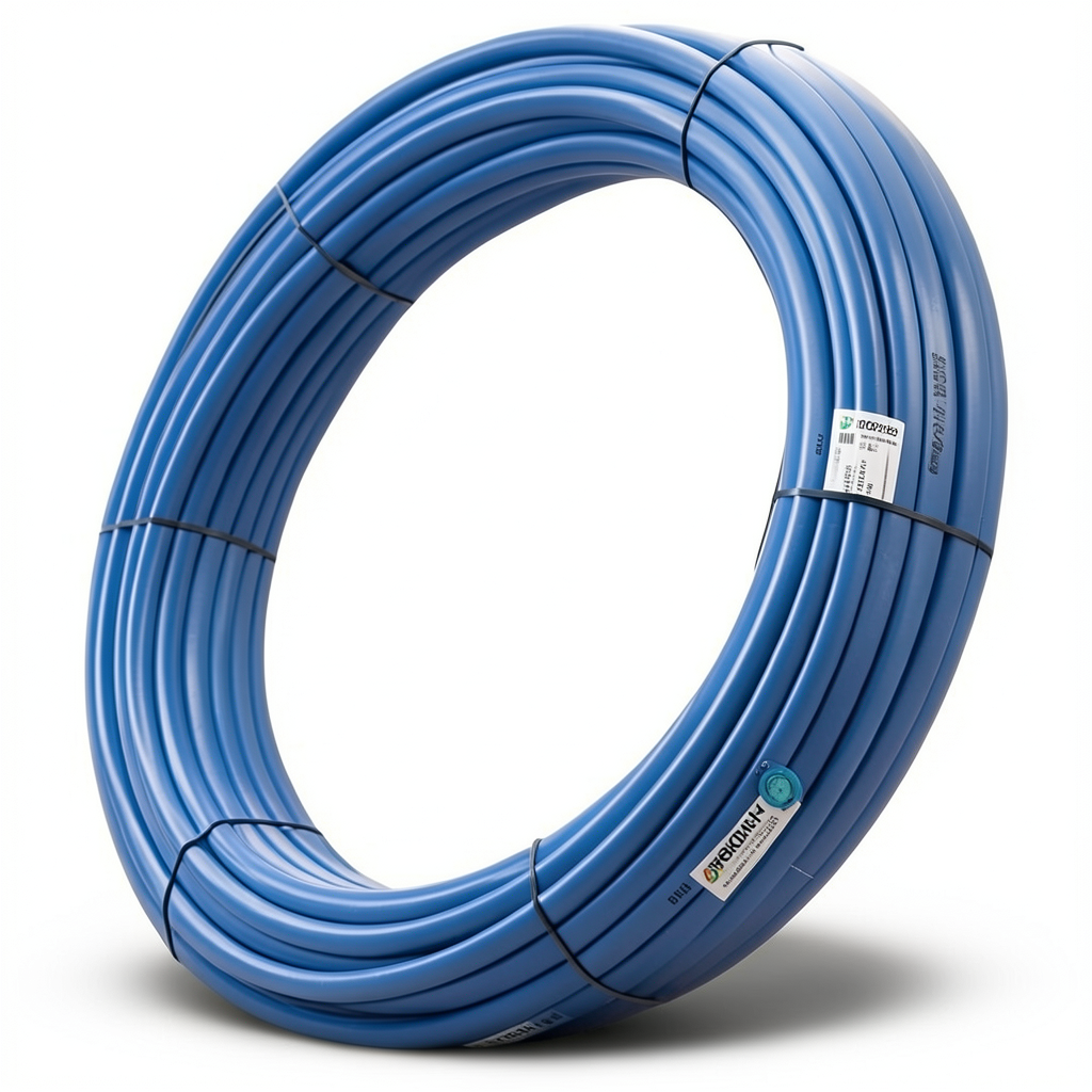 أنابيب HDPE PE 100 ضغط 4 بار قطر 75 مم سمك 1.9 مم لون أزرق | نيبروبلاست