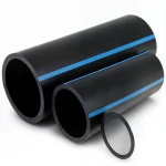 أنابيب HDPE الوطني لشبكات المياه الغير مضغوطة  ضغط 4 بار قطر خارجي 280 مم سمك 5.5 مم لون اسود