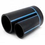 أنابيب HDPE الوطني لشبكات المياه الغير مضغوطة  ضغط 4 بار قطر خارجي 315 مم سمك 6.2 مم لون اسود