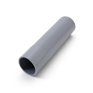 أنابيب UPVC قطر خارجي 125 مم سمك 2.5 مم وزن 1.481 كجم/م رمادي