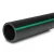 HDPE Plastic Pipe PN 6 Bar PE 63 OD 500 mm SDR 17.6 Black with Green Stripes - Image 1