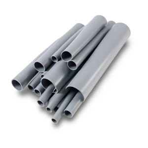 مواسير UPVC مقاس 40 مم سمك 2.3 مم لون رمادي
