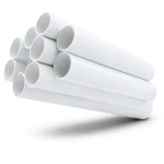 مواسير UPVC مقاس ¼ 1 إنش سمك 3.56 مم لون أبيض