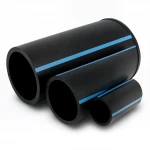 أنابيب HDPE الوطني لشبكات المياه الغير مضغوطة  ضغط 4 بار قطر خارجي 160 مم سمك 3.2 مم لون اسود