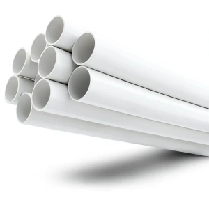 مواسير UPVC مقاس ½ 1 إنش سمك 3.68 مم لون أبيض