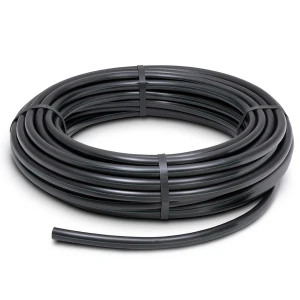 لفة أنابيب HDPE ضغط 10 بار PE 63 قطر خارجي 20 مم SDR 11 لون أسود