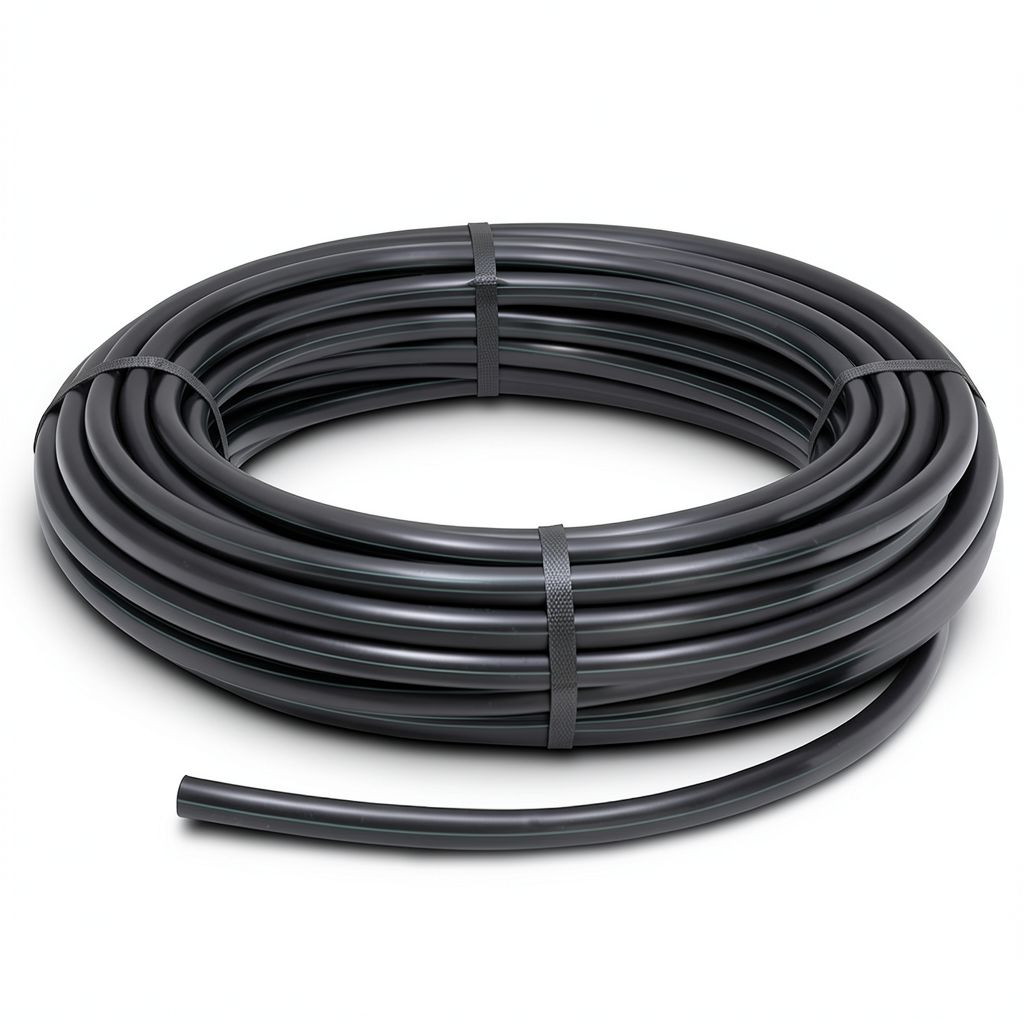 HDPE Coil Pipe Pressure 10 Bar PE 63 Size 20 mm SDR 11 Black