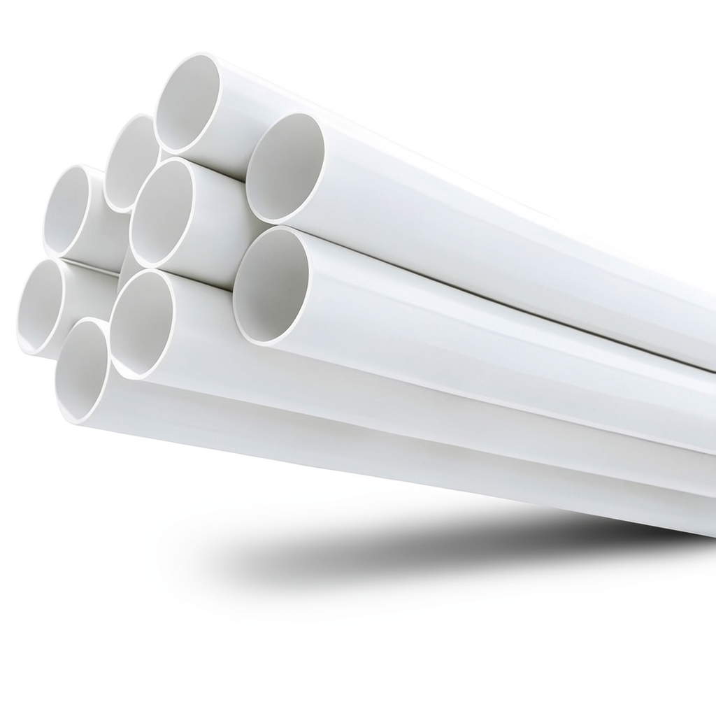 UPVC Pipes 2 Inch Thickness 3.91 mm White Color