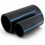 أنابيب HDPE الوطني لشبكات المياه الغير مضغوطة  ضغط 4 بار قطر خارجي 250 مم سمك 4.9 مم لون اسود