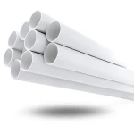 مواسير UPVC مقاس ½ 1 إنش سمك 3.68 مم لون أبيض