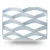 Galvanized Steel Expanded Metal Mesh  [Mazyoon] Thickness 1.7 mm Width 1.22 M Length 7 meter | Bait Al Tatawor Factory