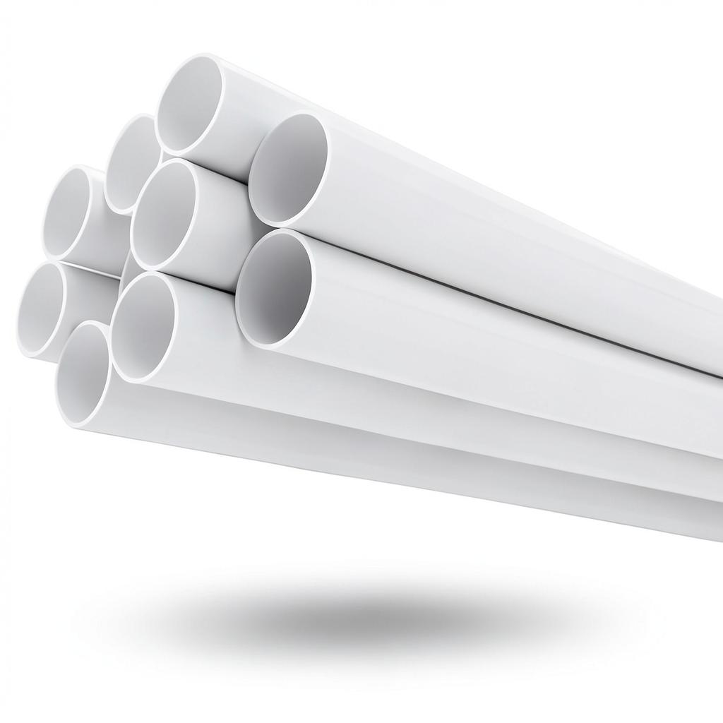 UPVC Pipes 2 Inch Thickness 3.91 mm White Color