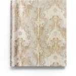 Italian wallpaper classic design size 10m x 1.06m, beige, model 82814