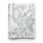 Italian Wallpaper Gray Color Floral Design, Size 10mx0.70m, Model rc17053