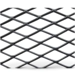 Hot Rolled Black Steel Expanded Metal Mesh Khaleeji 2.3 mm Thickness 1.22x6 m