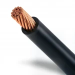 سلك كهرباء مجدول 2.5 ملي 450/750 فولت، موصل نحاس عزل PVC لون اسود | نحاسكم العالمية