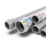 أنابيب UPVC ضغط 20 بار قطر خارجي 125 مم سمك 9.2 مم رمادي | بلاستيك الوطنية