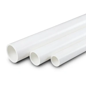 مواسير UPVC جدول 40 مقاس 1.25 إنش سمك 3.56 مم لون أبيض