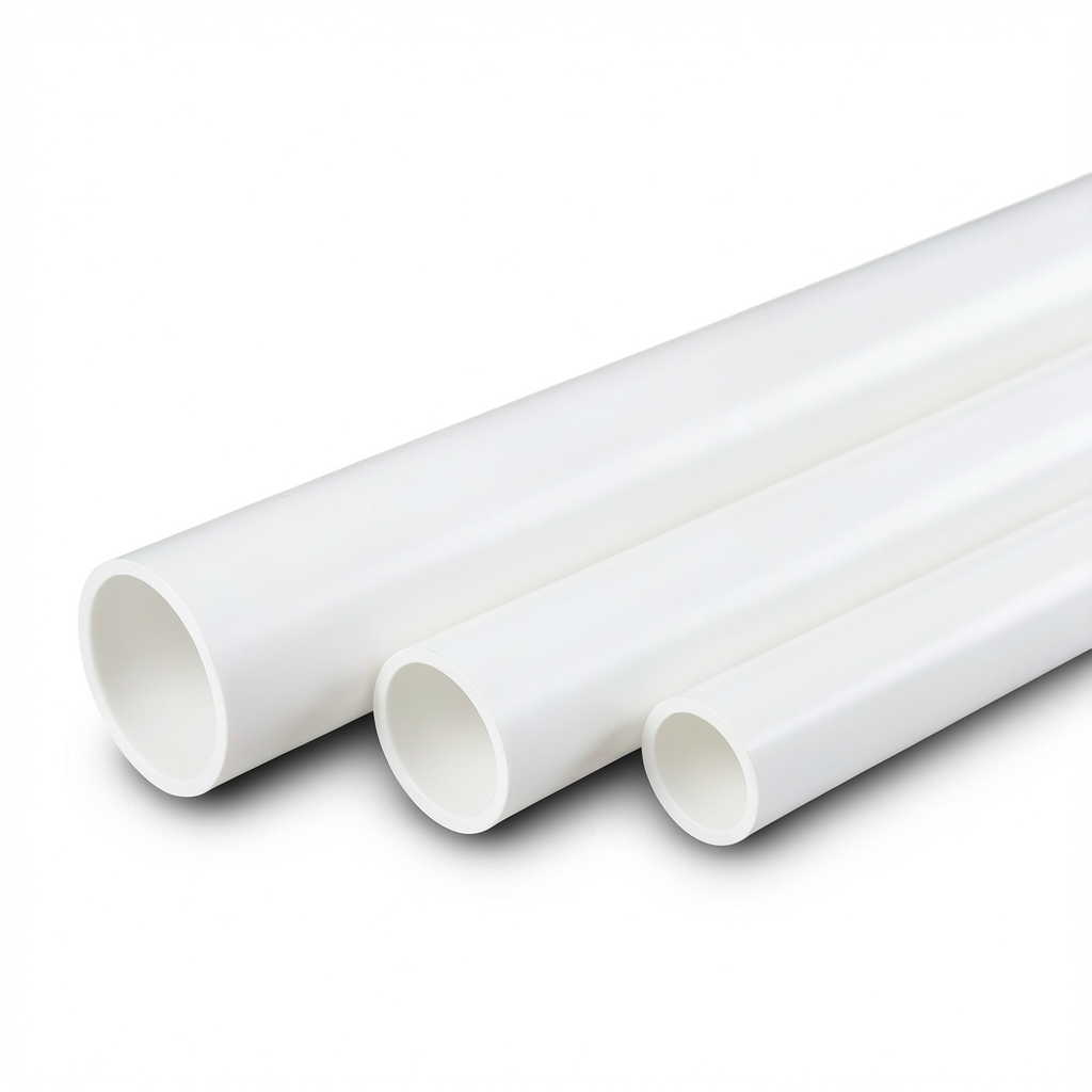 مواسير UPVC جدول 40 مقاس 1.25 إنش سمك 3.56 مم لون أبيض