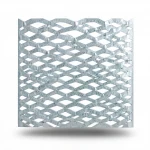 Galvanized Steel Expanded Metal Mesh  [Mazyoon] Thickness 2 mm Width 1.22 meter Length 3 M | Bait Al Tatawor Company