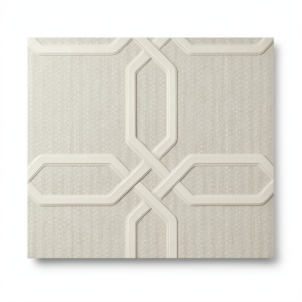 Italian Wall Covering 10m x 0.53m Beige Color, Model 21107