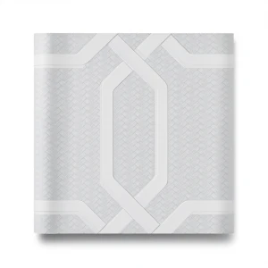Italian Wallpaper 10m x 0.53m Pale Grey, Model 21103