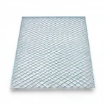 Galvanized Steel Expanded Metal Mesh  [Mazyoon] Thickness 2 mm Width 1.22 M Length 1 M | Bait Al Tatawor Company