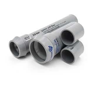 UPVC Pipes Nominal Pressure 20 Bar Outside Diameter 200 mm Thickness 14.7 mm Gray | Al Watania Plastics