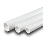 مواسير UPVC جدول 40 مقاس 1.5 إنش سمك 3.68 مم لون أبيض