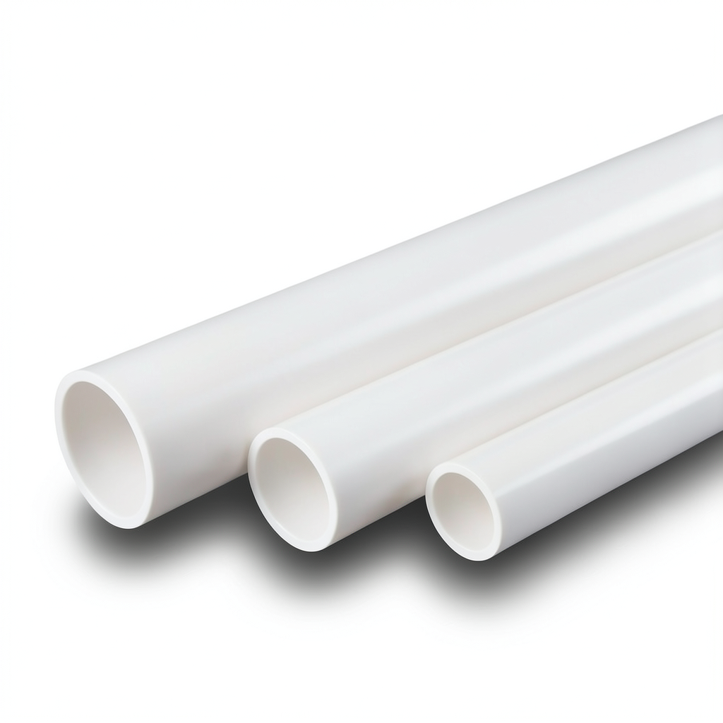 مواسير UPVC جدول 40 مقاس 1.5 إنش سمك 3.68 مم لون أبيض