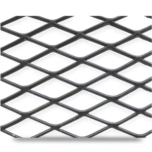 Hot Rolled Black Steel Expanded Metal Mesh Khaleeji 2.7 mm Thickness 1.22 m Width 2 m Length