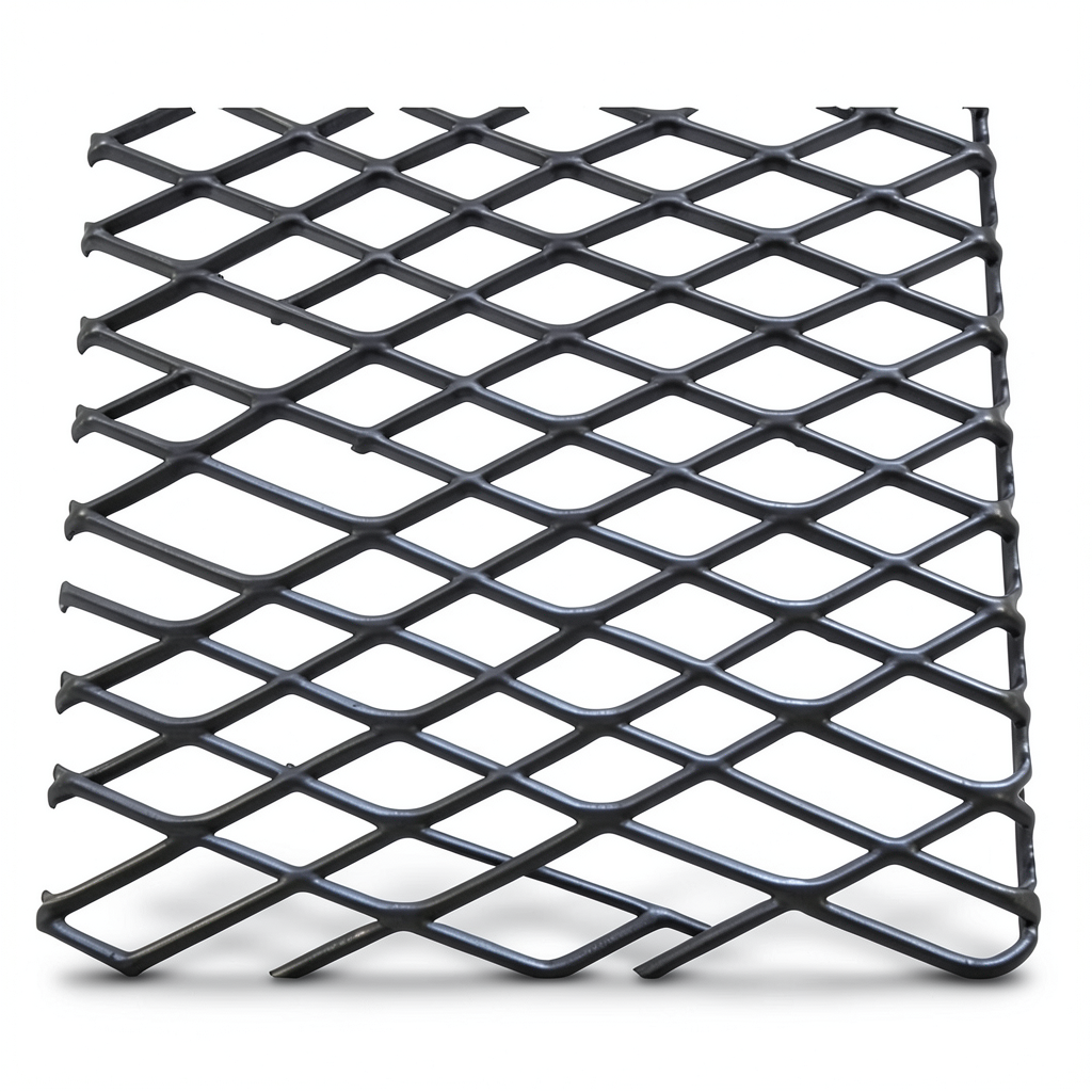 Hot Rolled Black Steel Expanded Metal Mesh 2.7 mm Thickness 1.22x3 m