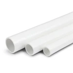 مواسير UPVC جدول 40 مقاس 2 إنش سمك 3.91 مم لون أبيض