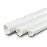 أنابيب UPVC جدول 40 مقاس 3 إنش سمك 5.49 مم لون أبيض