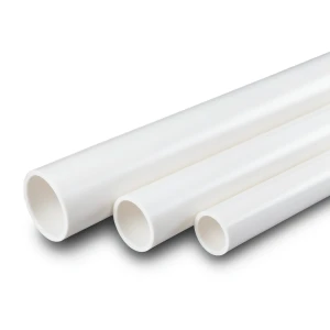 أنابيب UPVC جدول 40 مقاس 3 إنش سمك 5.49 مم لون أبيض