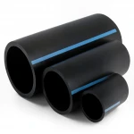 مواسير HDPE الوطني لشبكات المياه ذات الضغط العالي  ضغط 6 بار قطر خارجي 75 مم سمك 2.2 مم لون اسود
