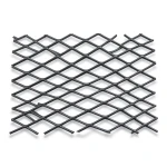 Hot Rolled Black Steel Expanded Metal Mesh Khaleeji Thickness 2.7 mm Width 1.22 m Length 6 m