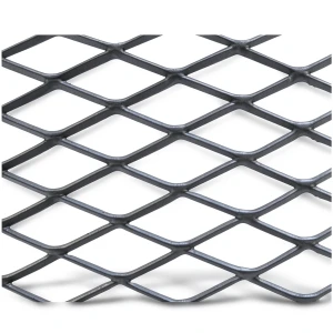 Hot Rolled Black Steel Expanded Metal Mesh Khaleeji 2.3 mm Thickness 1.22x6 m