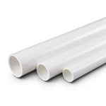 أنابيب UPVC جدول 40 مقاس 3 إنش سمك 5.49 مم لون أبيض