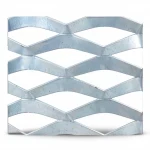 Galvanized Steel Expanded Metal Mesh  [Mazyoon] Thickness 2.7 mm Width 1.22 M Length 1 M | Bait Al Tatawor Company